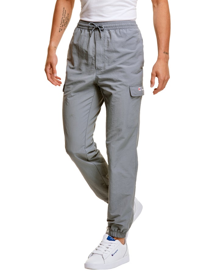 Champion Mens Pants NZ - Ripstop Nylon Grey ( 9608-RAEKG )